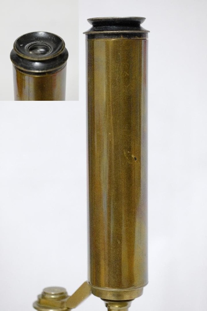 microscope antique collectible Peter Dolond's achromatic microscope