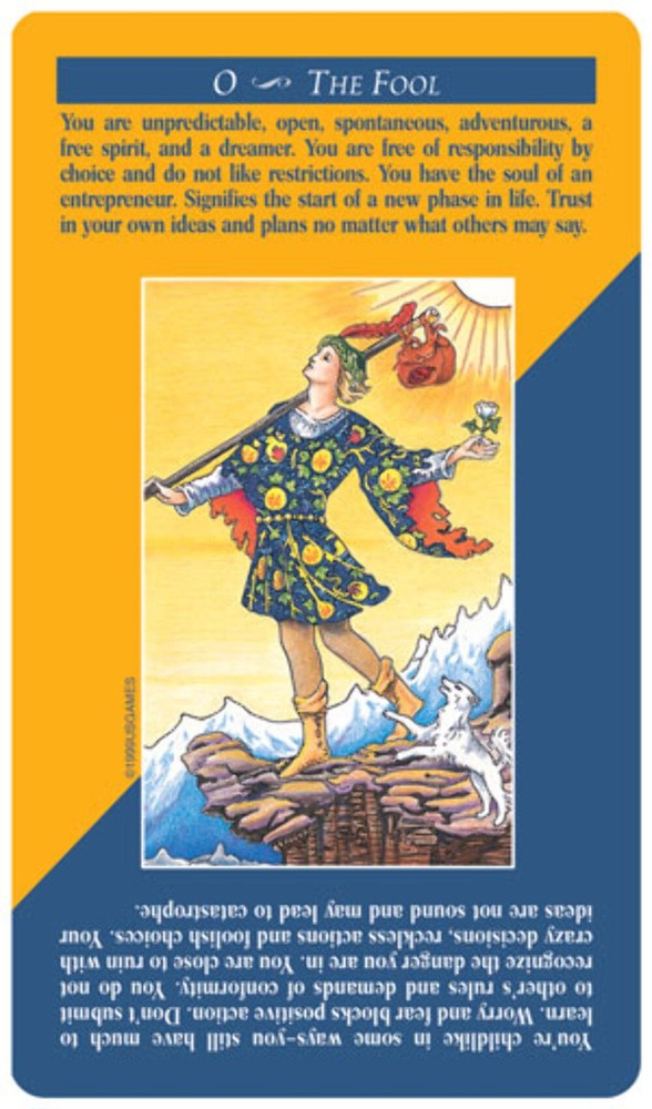 Quick & Easy Tarot Deck Cards With Printed Meaning Esoteric US Games NEW