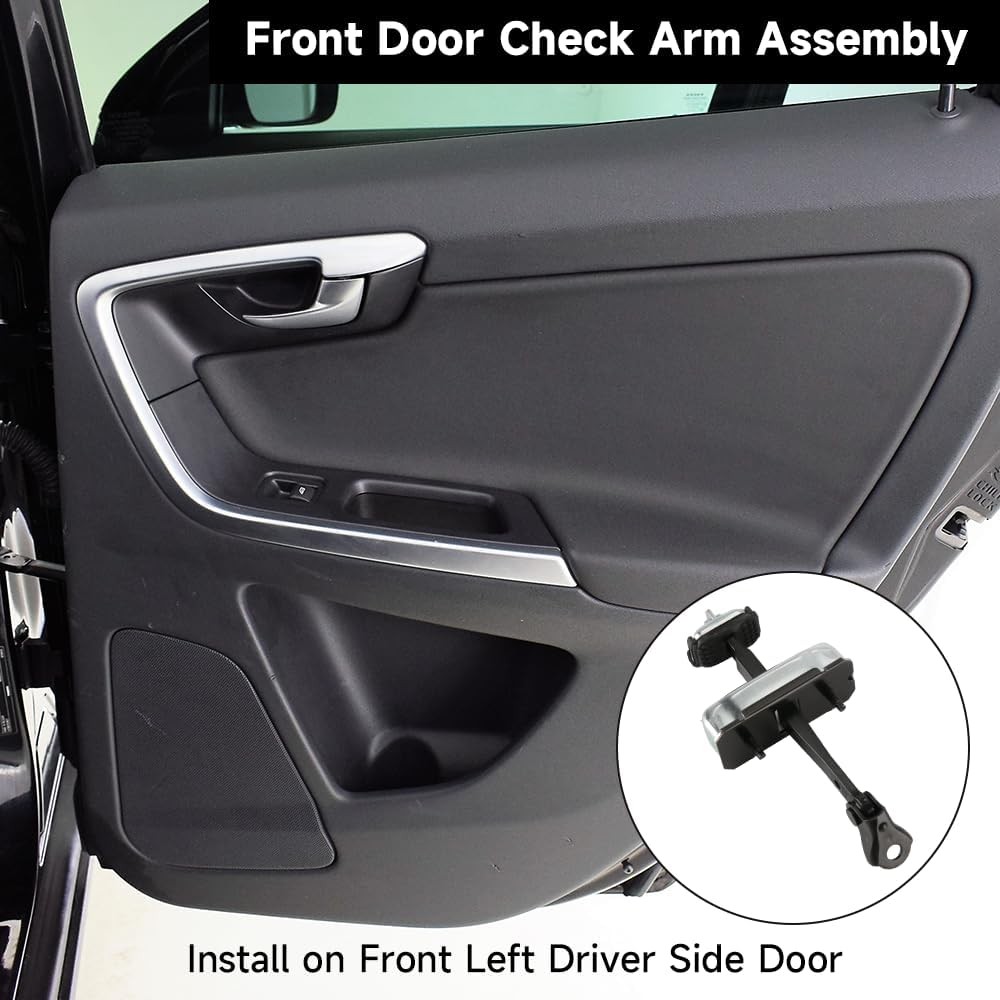 Front Left Driver Side Door Check Strap Limiter Stopper Door Check Arm Assembly