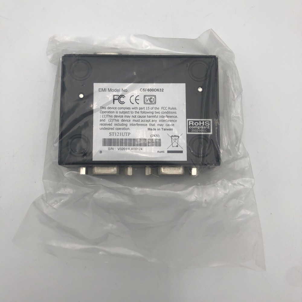 NOS OPEN BOX StarTech.com VGA Video Extender V32011LA00124 Local Unit READ