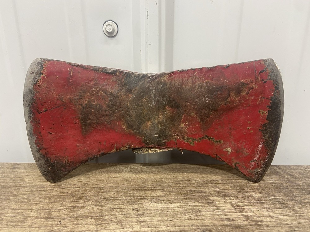 VINTAGE Double Bit Crown Pattern Axe Head 10'' 4.30lbs