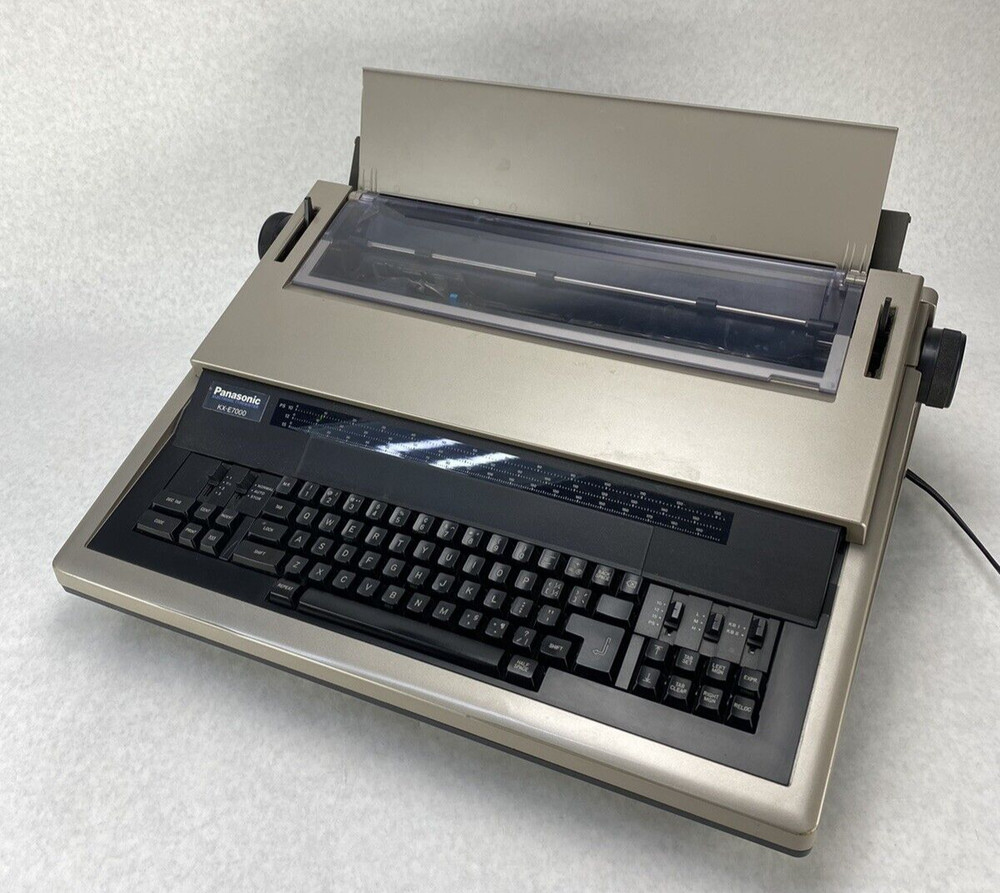 DEFECTIVE Panasonic KXE7000 Electric Typewriter G3D