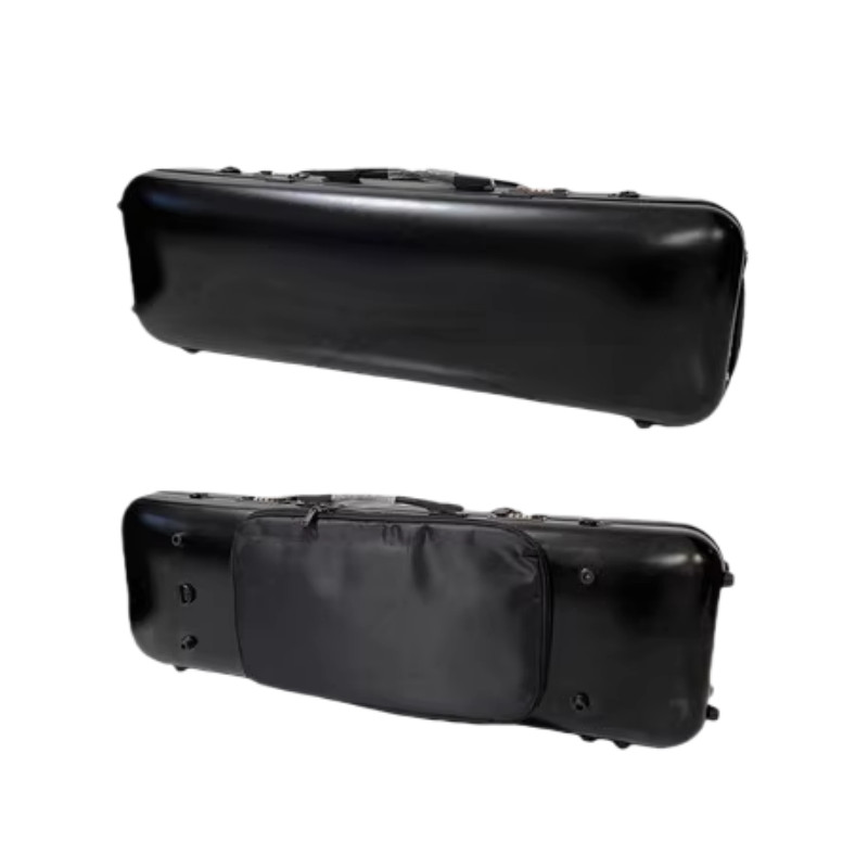 Advanced High Quality Composite PC coded lock abrazine black 4/4 violin case