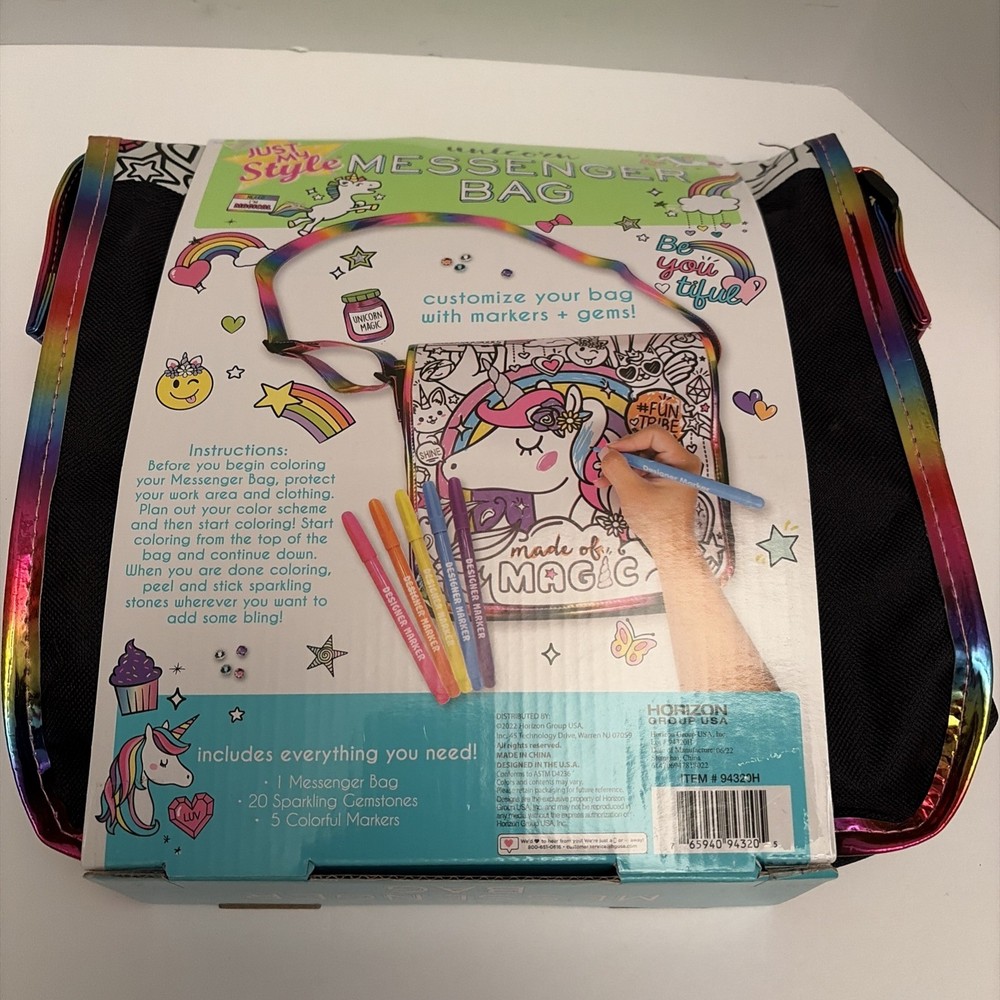 Just My Style - Unicorn Messenger Bag