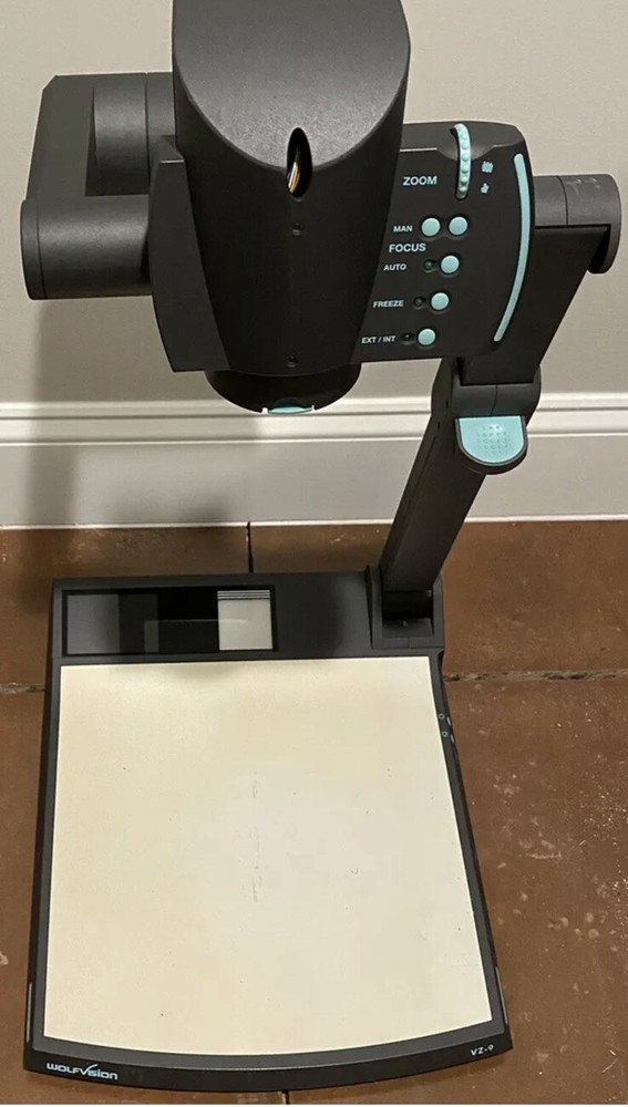 WolfVision VZ-9 Projector Portable Document Camera With Working Lamp