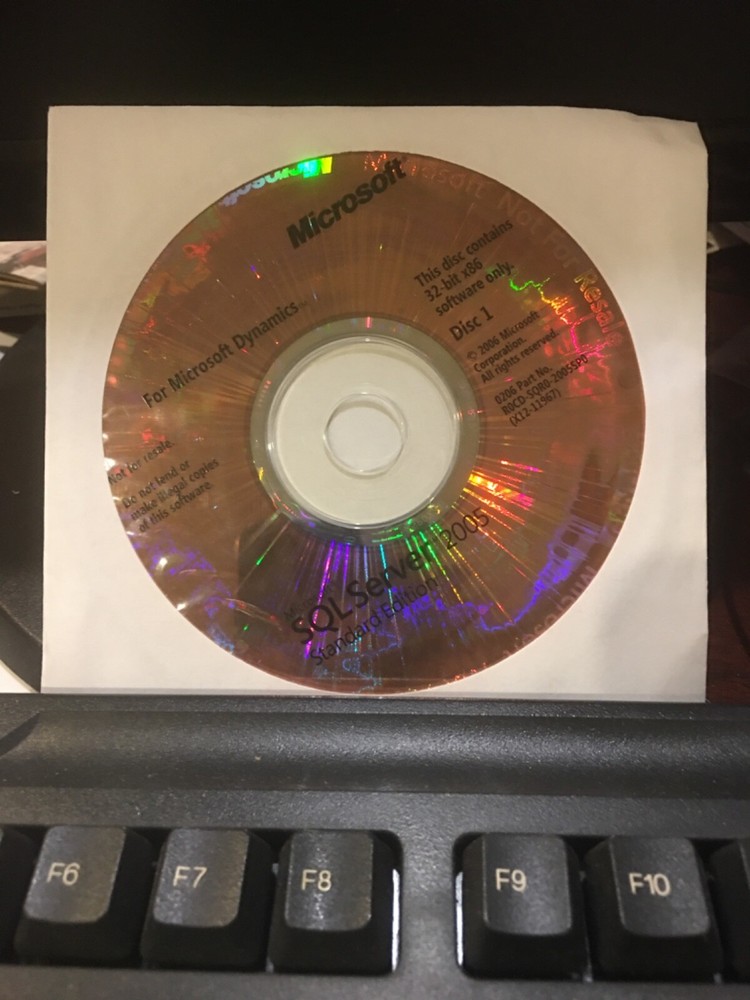 Microsoft Windows SQL Server 2005 Standard Edition for Microsoft Dynamics 32bit