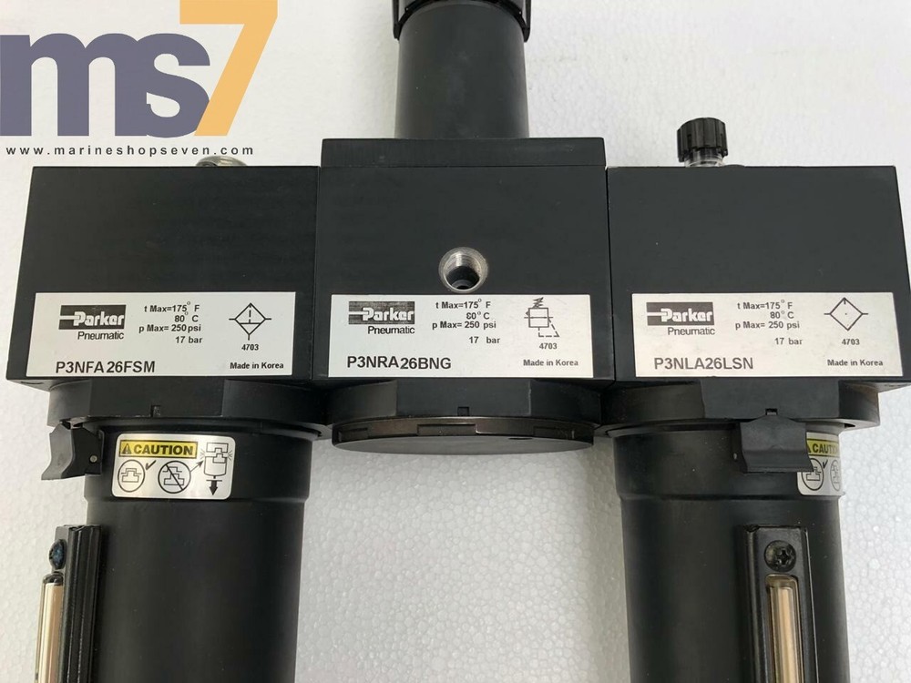 PARKER P3N FILTER REGULATOR LUBRICATOR FRL 3/4" CONTROL UNIT #NEW
