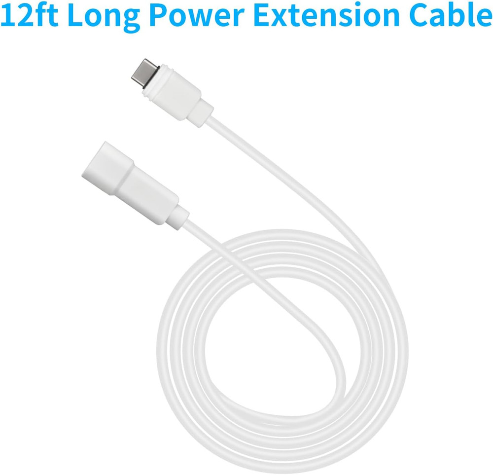 Extension Cable only for Ring Solar Panel Works for The 2nd Generation Solar...