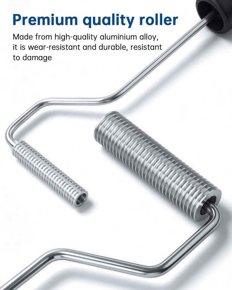 Fiberglass Roller Tools Kit, 4Pcs Bubble Paddle Tool Resin