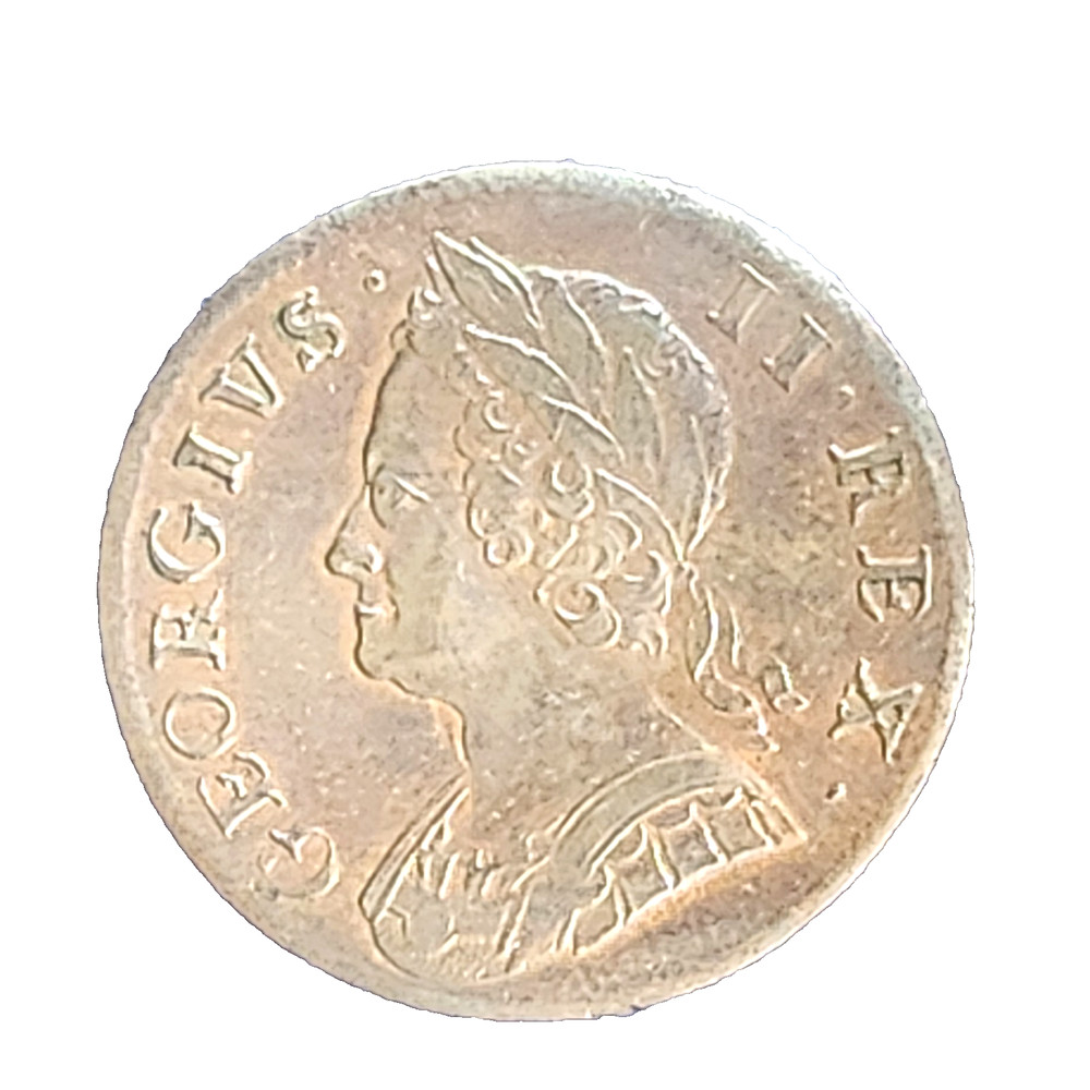 1753  George II Halfpenny