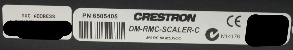 Crestron DM-RMC-SCALER-C - DM Room Controller
