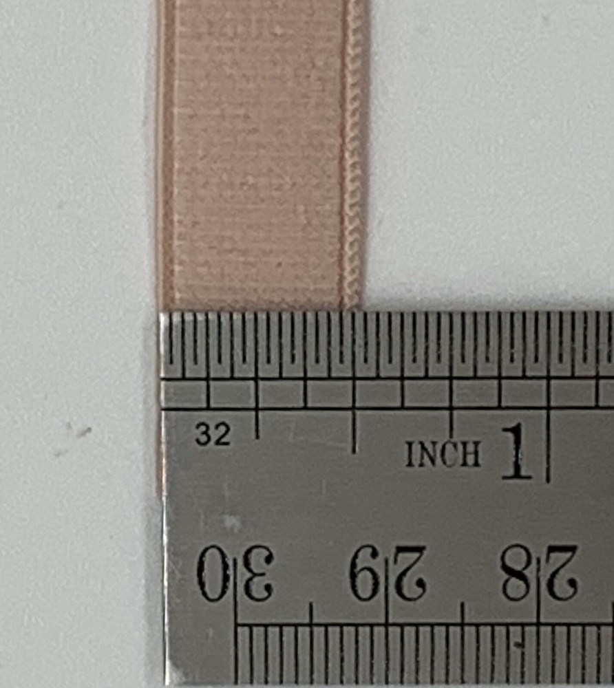 1/2 Inch Plush Elastic Strap 5 Yards Pink