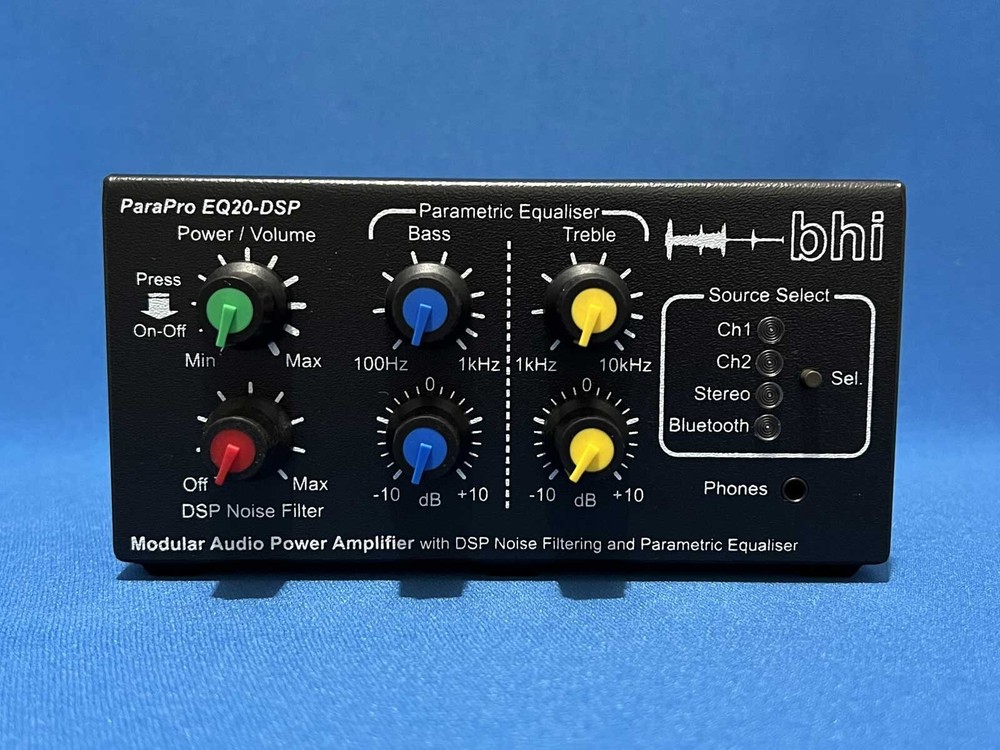 EQ20B-DSP 20W DSP noise cancelling unit with parametric equalisation & Bluetooth