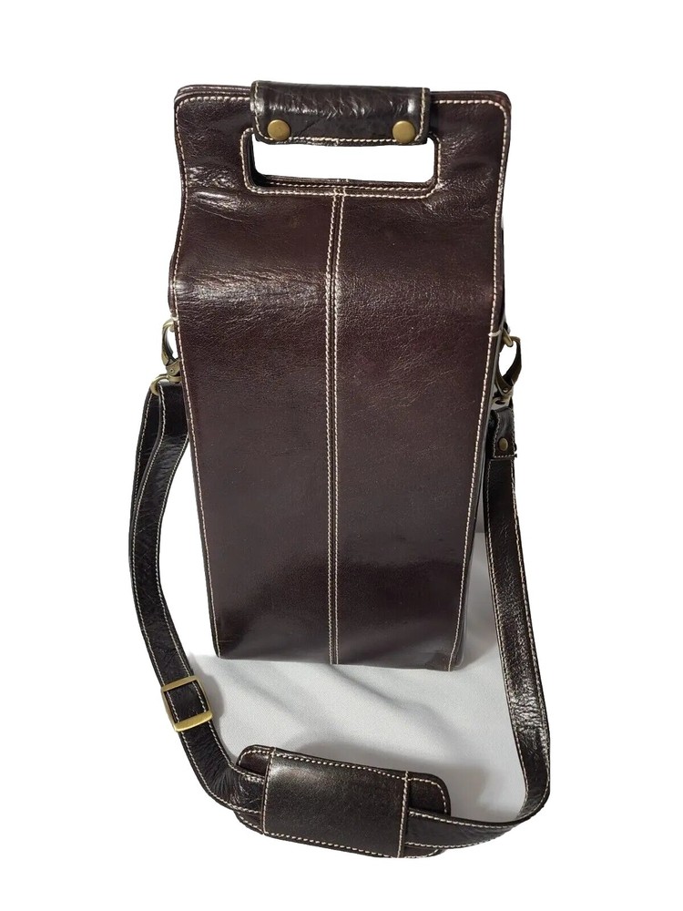 Bottle Wine Liquor Holder Briefcase by Red Envelope preowned