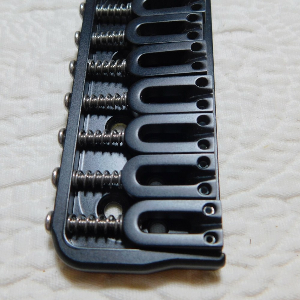 8 String HIPSHOT Style Hardtail Fixed Guitar BLACK BRIDGE ESP/LTD Ferrule