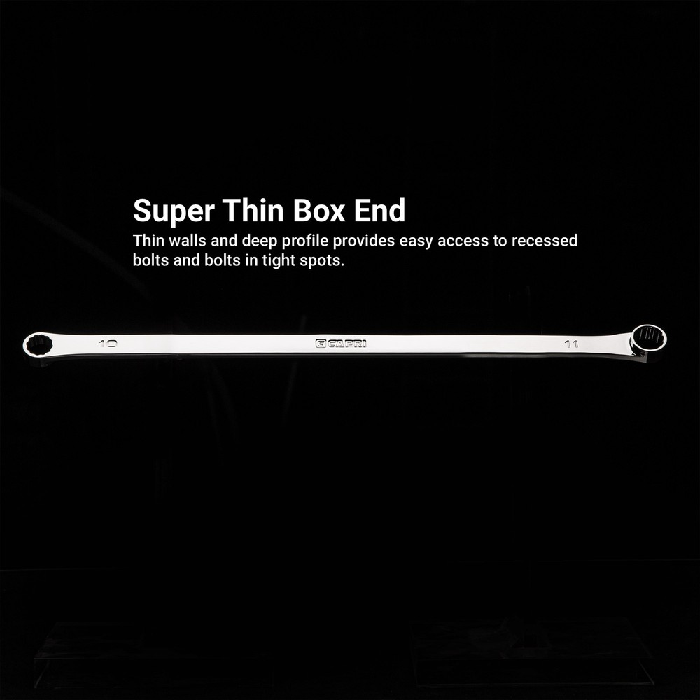 Capri Tools 0 Degree Offset Extra Long Box End Wrench