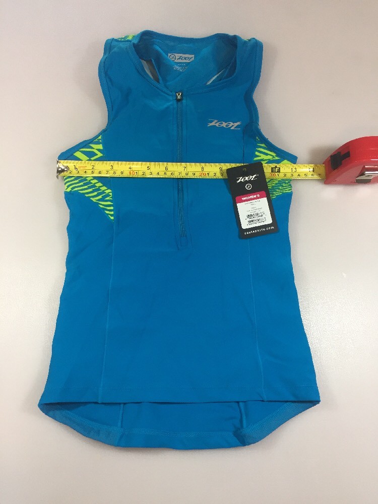 Zoot Womens Performance Tri Top Small S (5881)