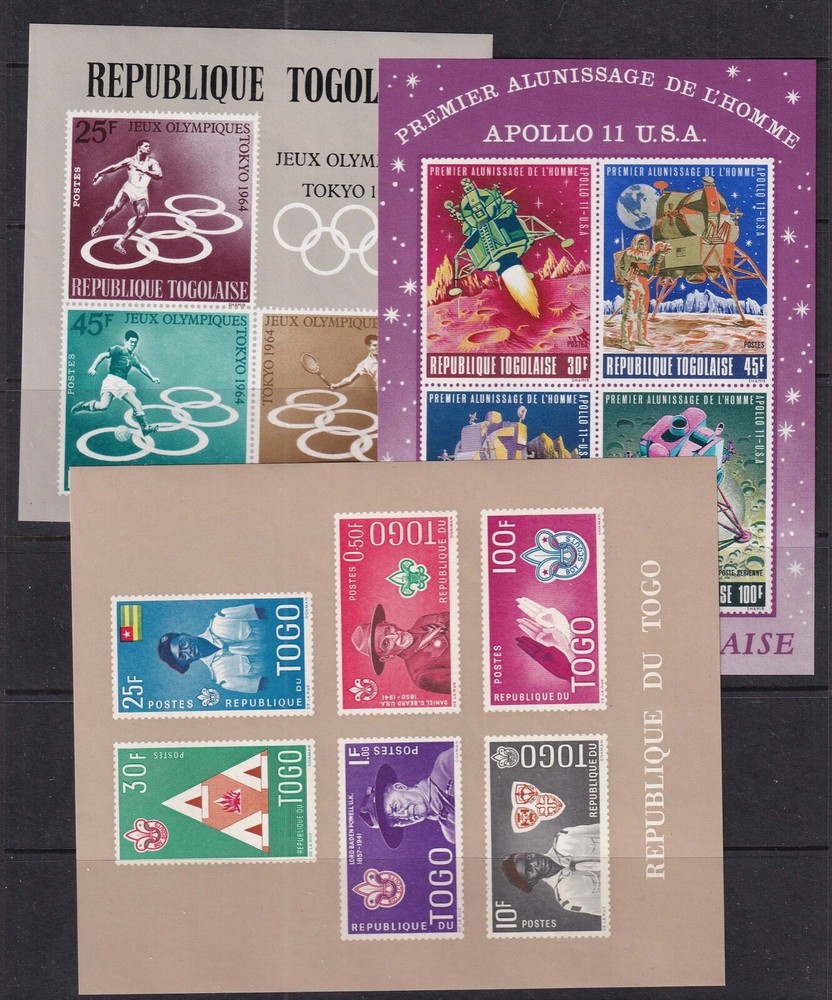 Togo Mint Souvenir Sheets MNH