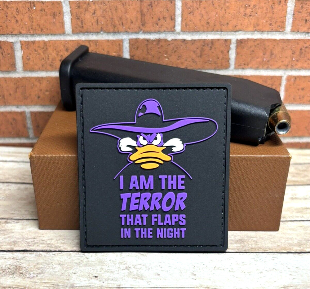 Tactical PVC Patch - Darkwing Duck Patch - Gun Morale Duck Patch