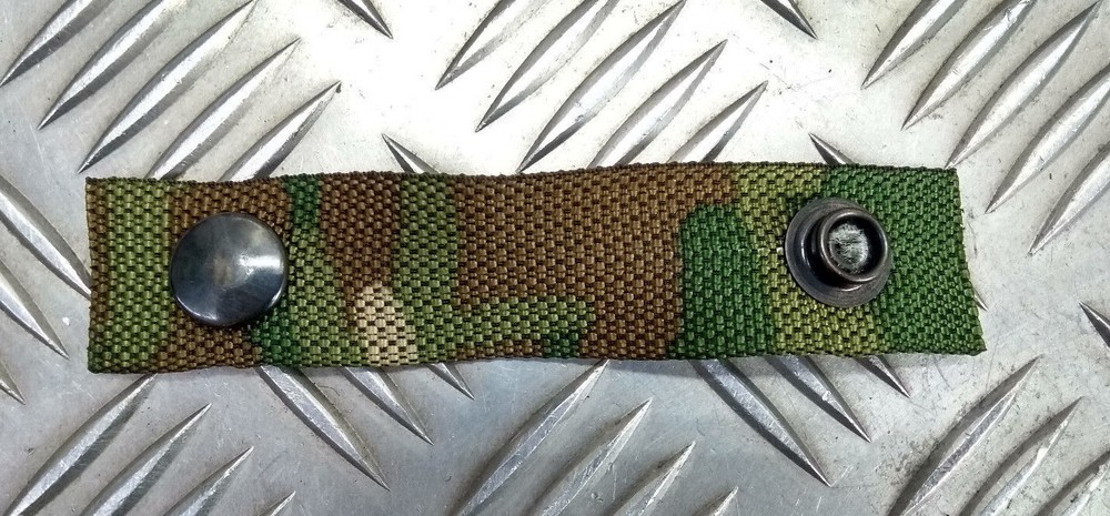 Multi Terrain Pattern MTP Camouflage Fixing Strap / Loop with Press Stud