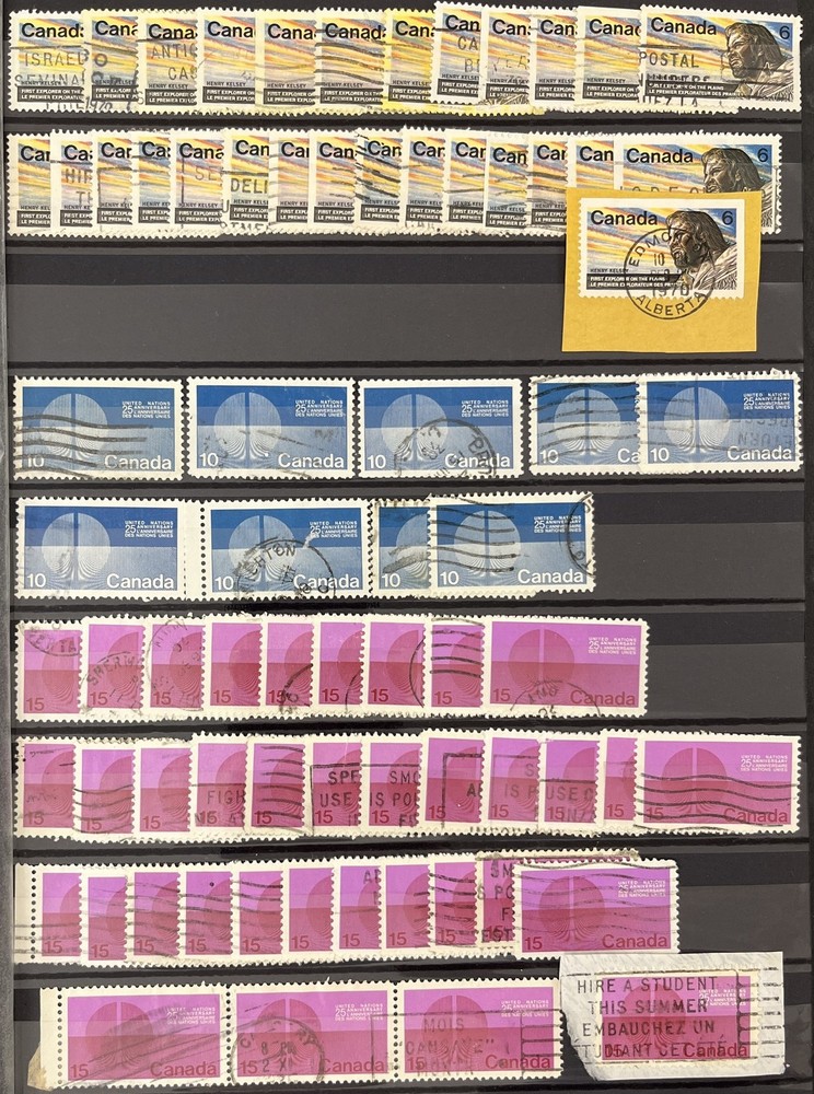 Canada Mid Period Mixture Used(Many 100s) DA1425