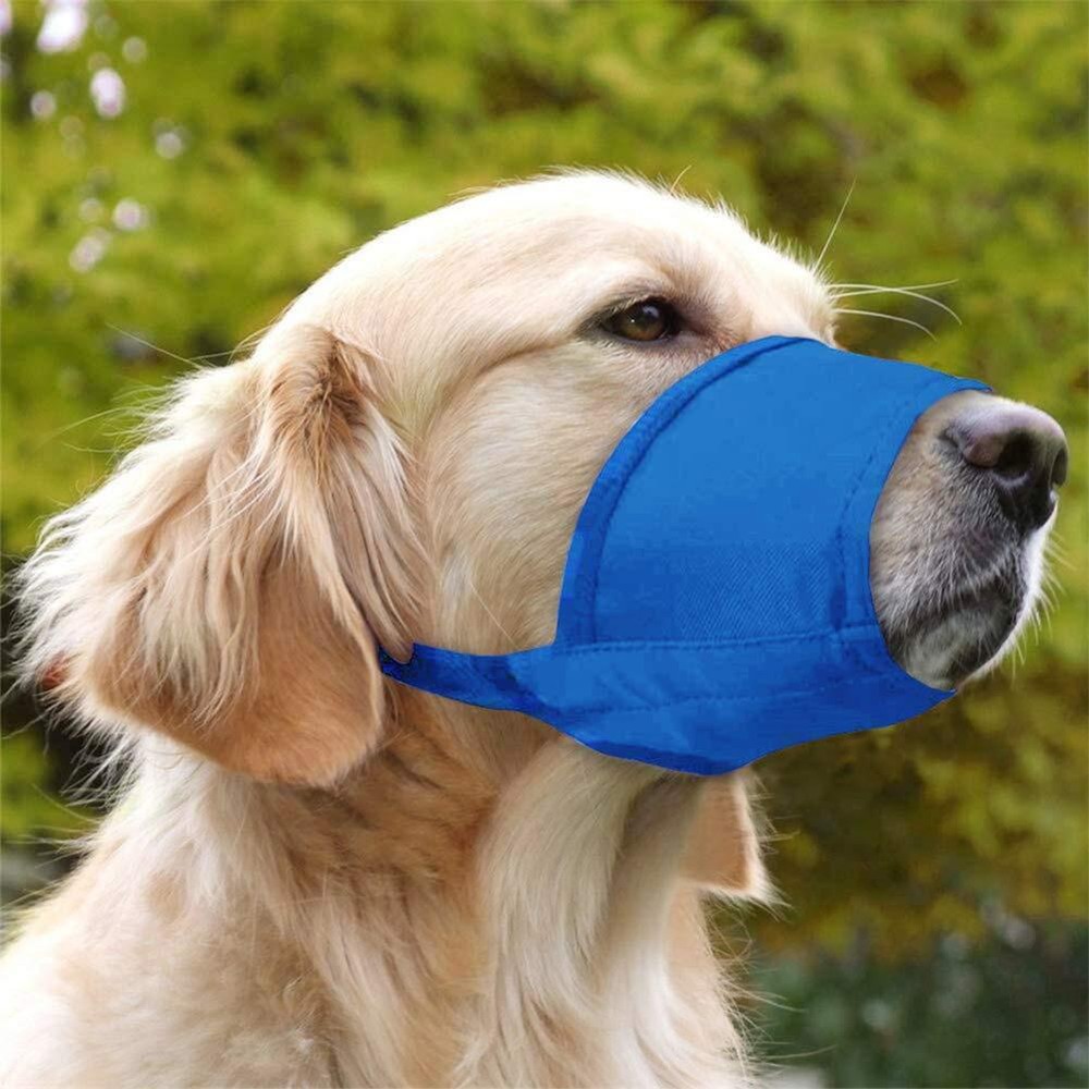 4 Pack Dog Muzzle Anti Stop Bite Barking Chewing Mesh Training Small Large Pet