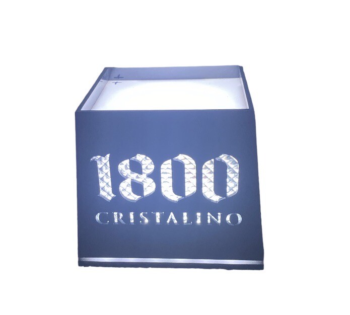 1800 cristalino Bottle Light Stand