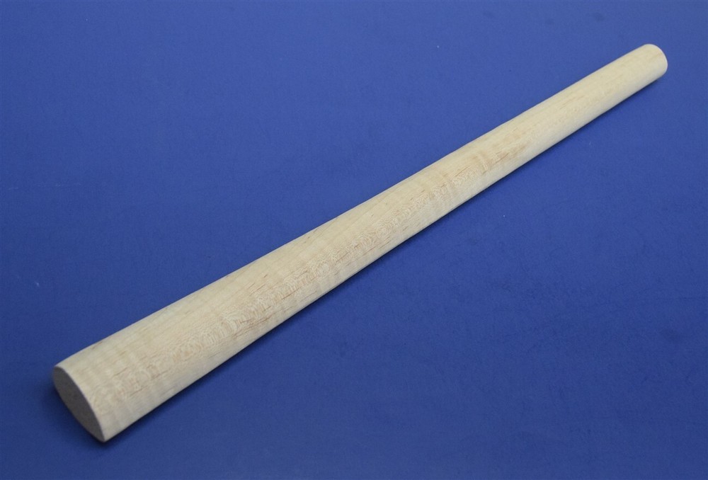 Curly / Tiger Maple TOMAHAWK HANDLE 20" Amish Made ~ Unfinished ~