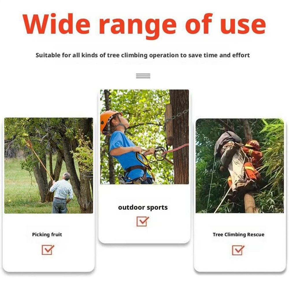 Tree Climbing Spikes For Tree Work Secure Fit Portable Gear Equipment Tree