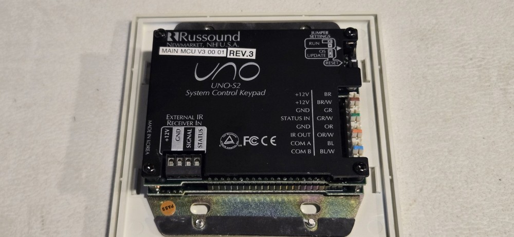 Russound Uno-S2 System Control Keypad Multiroom Audio Control. Tested & Working!