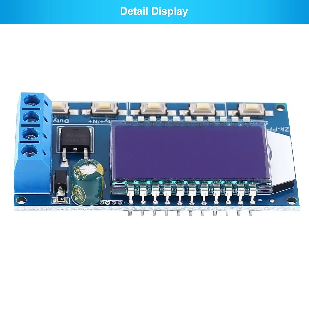 Dual Mode LCD Adjustable PWM Pulse Frequency Signal Generator Module Duty Cycle