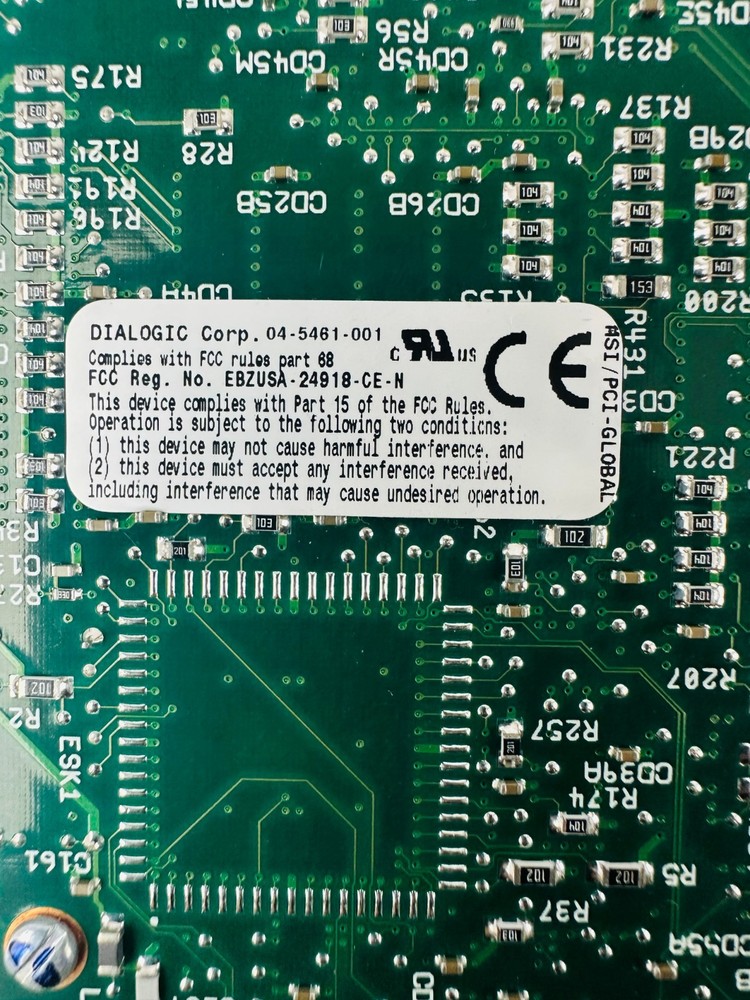 Dialogic MSI/80PCI Station Interface Board