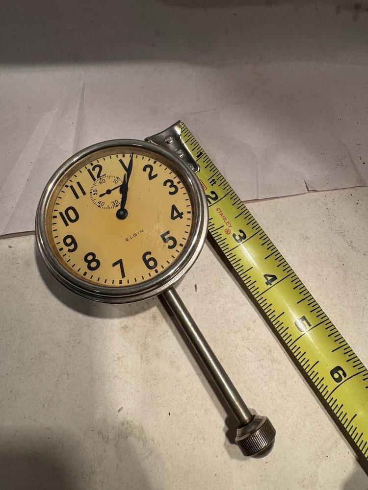 Large Antique Elgin Car/Automobile Clock