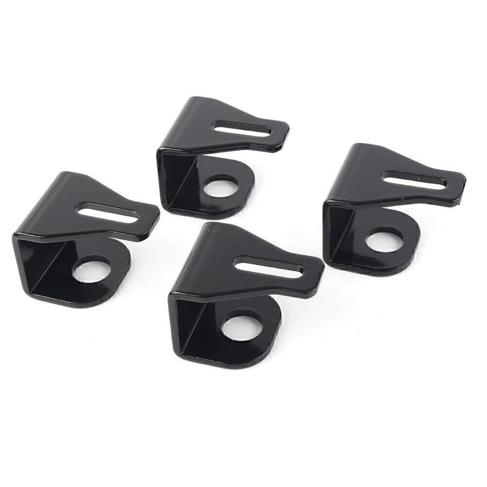 Set Saddlebag Lock Mounting Security Theft Deterrent Brackets For Harley Touring