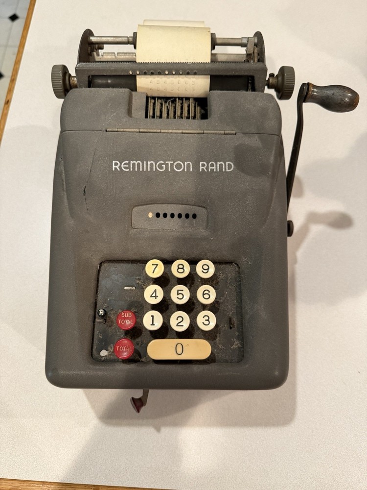 Vintage 1940’s Remington Rand Adding Machine