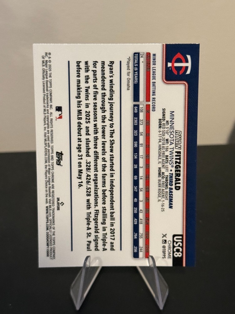 2025 Topps Chrome Update Refractors - Multiple Players Available - You Pick!