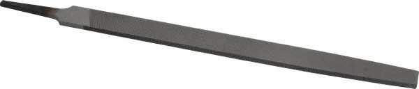 Nicholson 12" Long, Second Cut, Flat American-Pattern File Double Cut, 9/32" ...