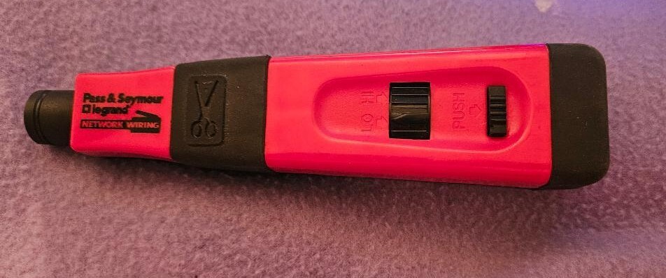 Pass & Seymour 66/110 punch-down tool - comes with bit - see description