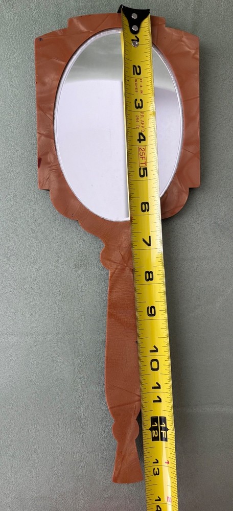 Vintage Celluloid Bakelite handheld mirror