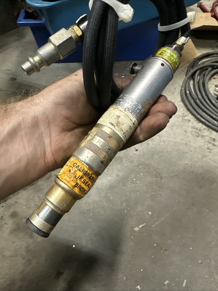 Cleco 4RSA10 Inline Pneumatic Adjustable Torque Nutrunner Screwdriver 1/4" Drive