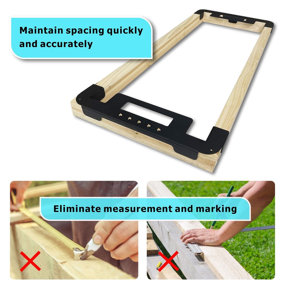 1PCS Framing Tools 16 Inch Stud Layout Tool, Framing Spacing Tool, Wall Stud ...