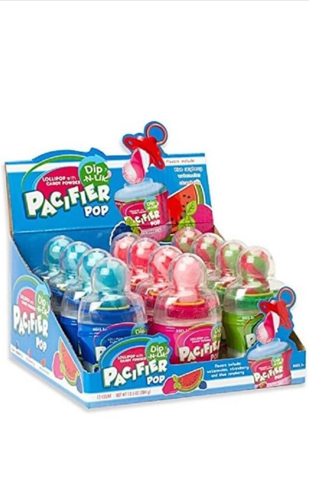 Popcifier Lolipop Dip-N-Lik Candy  Powder 12 counts