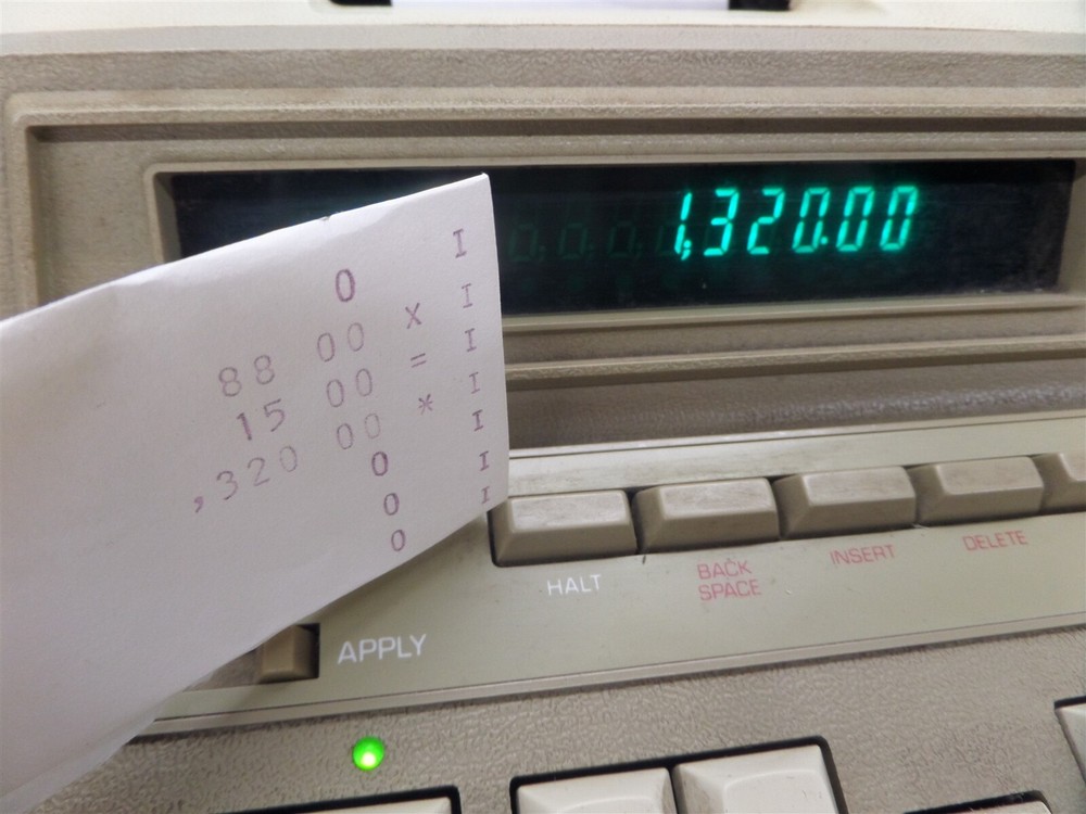 Vintage Monroe 2865 Calculator Adding Machine Printer