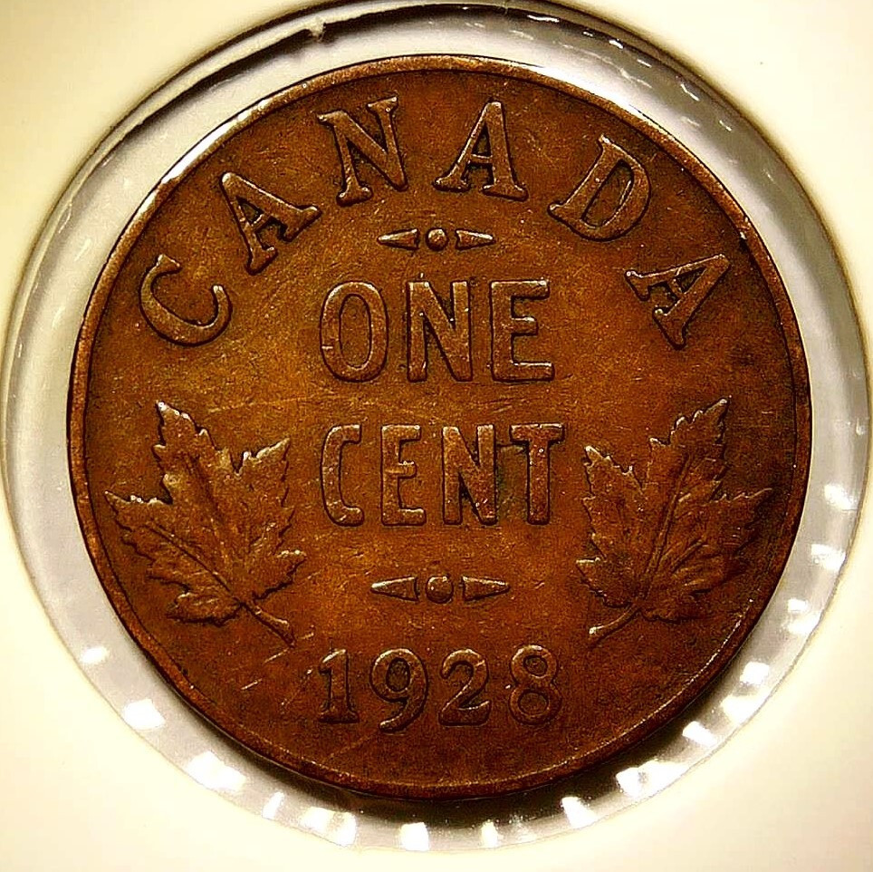 1928 Canada Small Cent King George V