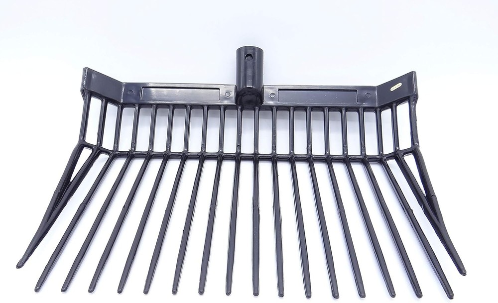 Manure, Stable Pitch Fork Replacement Head Black 3 Pack