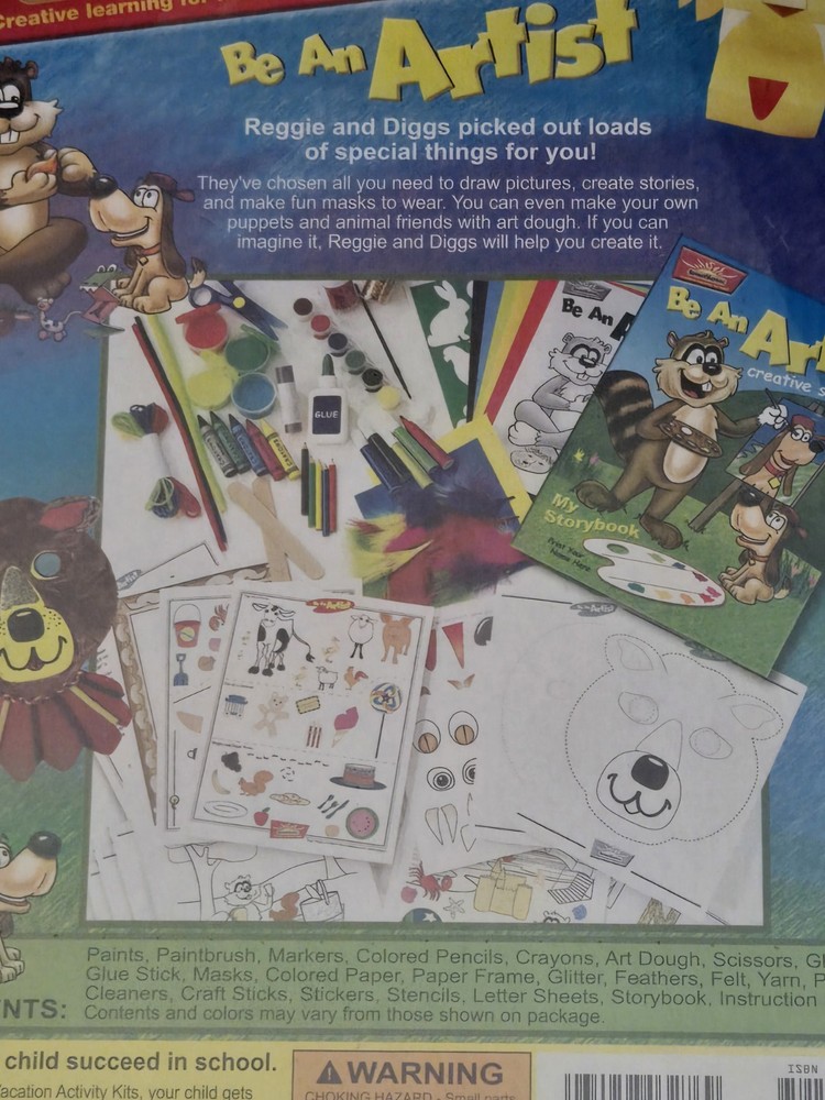 Summer Vacation Activity Kit "Be An Artist"