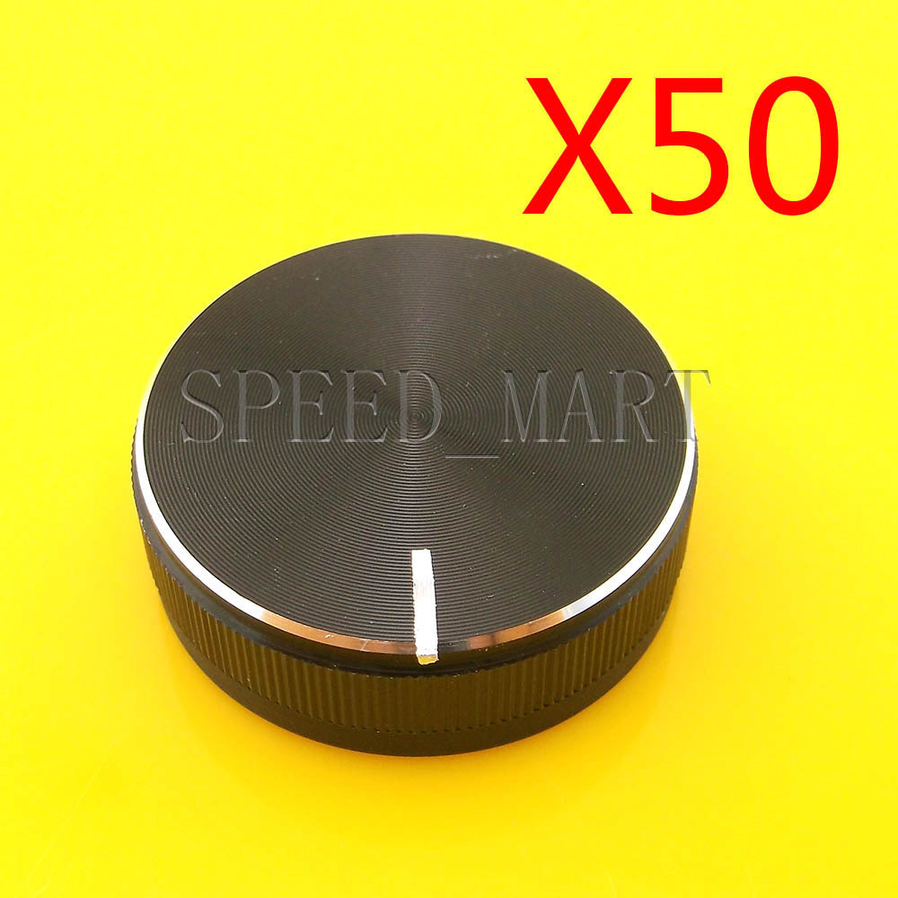 50 X High Quality Precision Knob Cap Rotary Switch Volume Pointer for CD Player