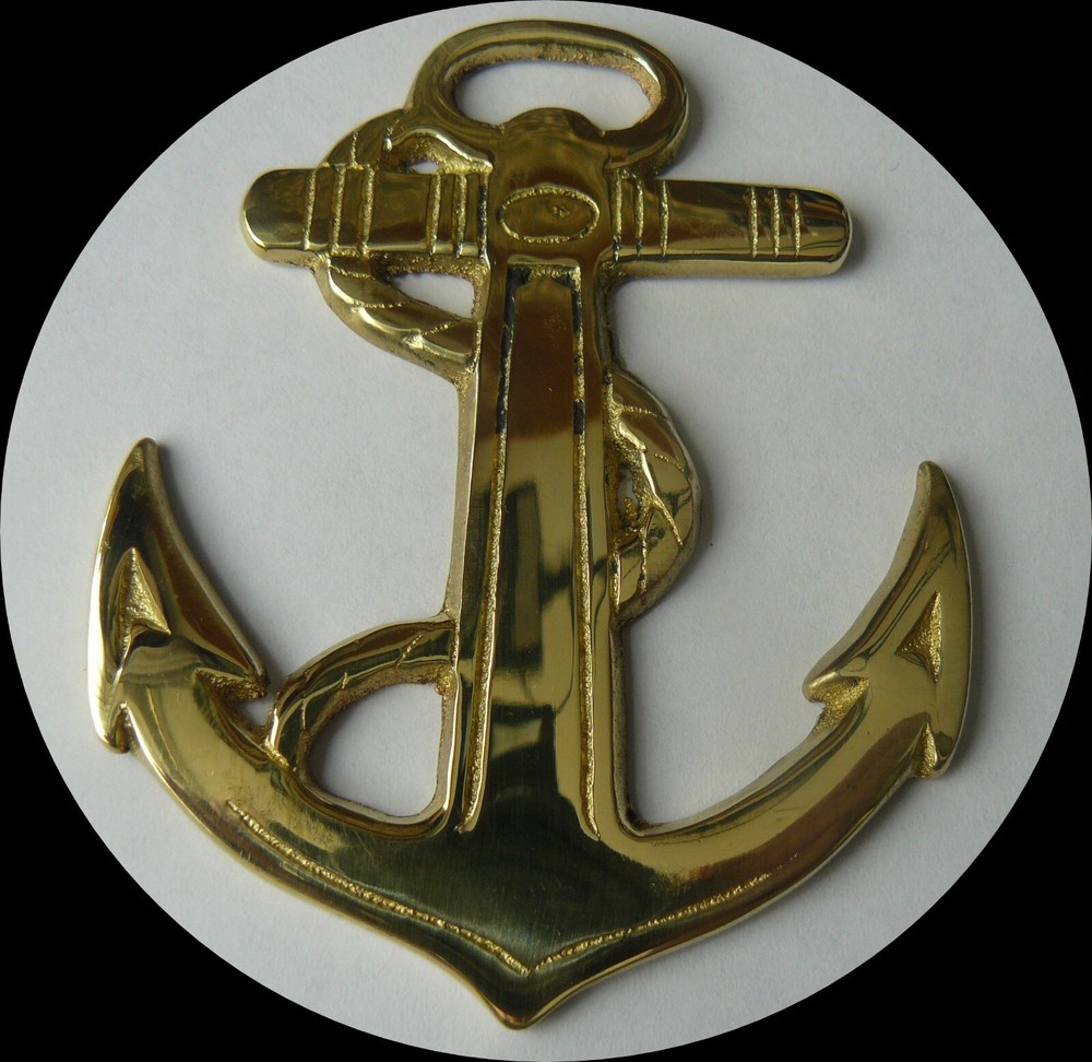 SHIP'S ANCHOR  Horse brass  (N666)