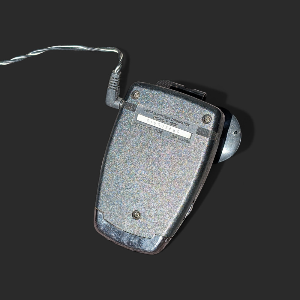 Cobra 360 Laser Radar Detector RDL-214SW Power Cable Rewired Untested Condition