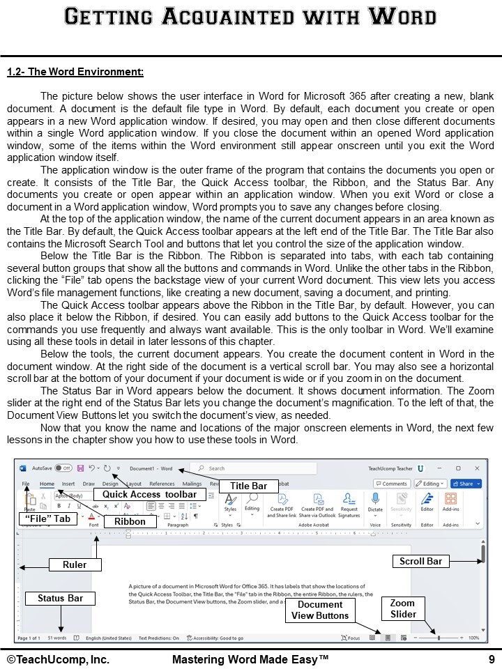 Learn WORD for Microsoft 365 Training Tutorial DVD-ROM Course 10 Hours